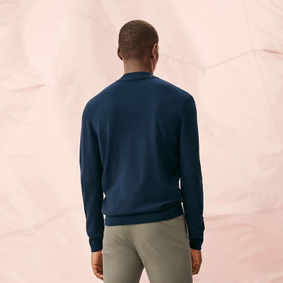 Hermès "Cuir & sellier" zipped sweater outlook