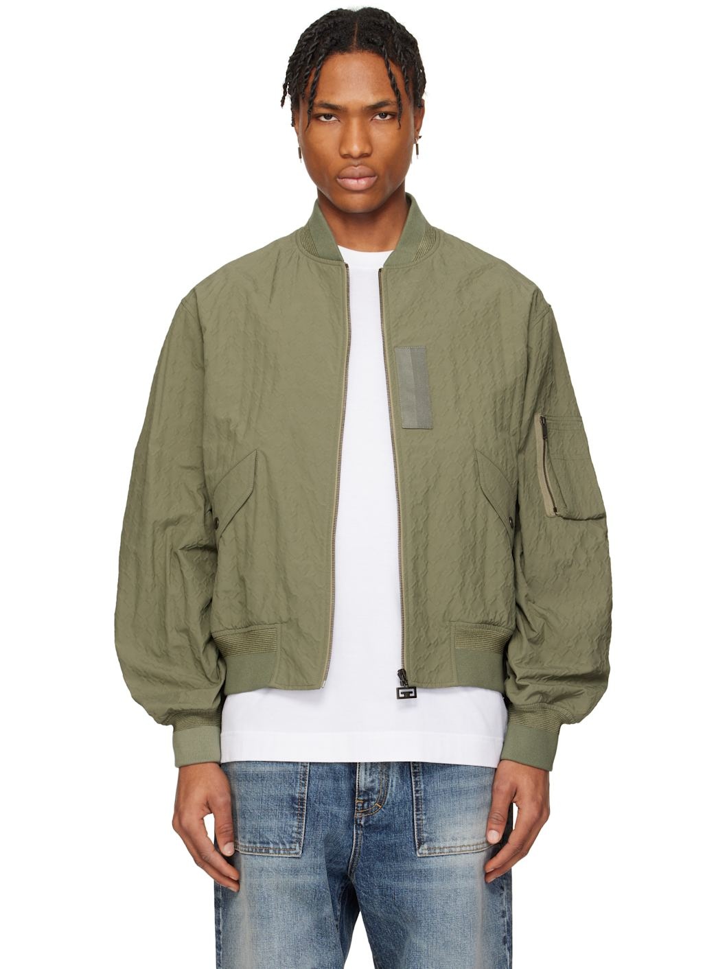 Khaki Monogram 72 Bomber Jacket - 1