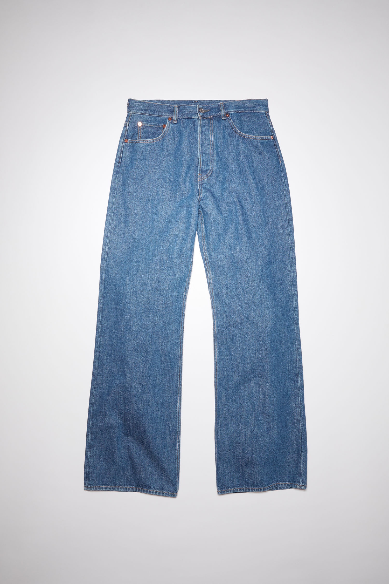 Loose bootcut jeans - Dark Blue - 5