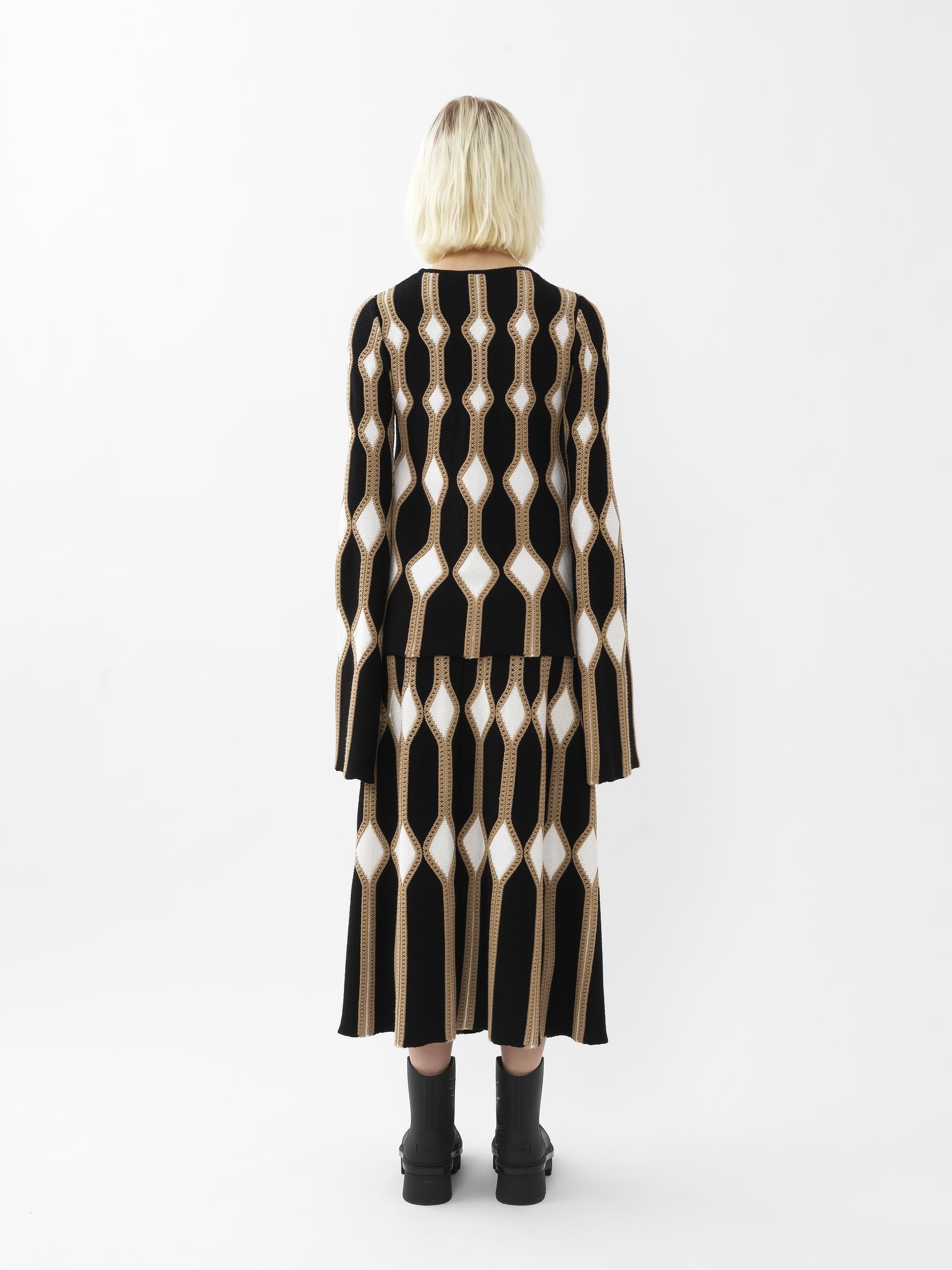 TRUMPET-SLEEVE SWEATER - 5