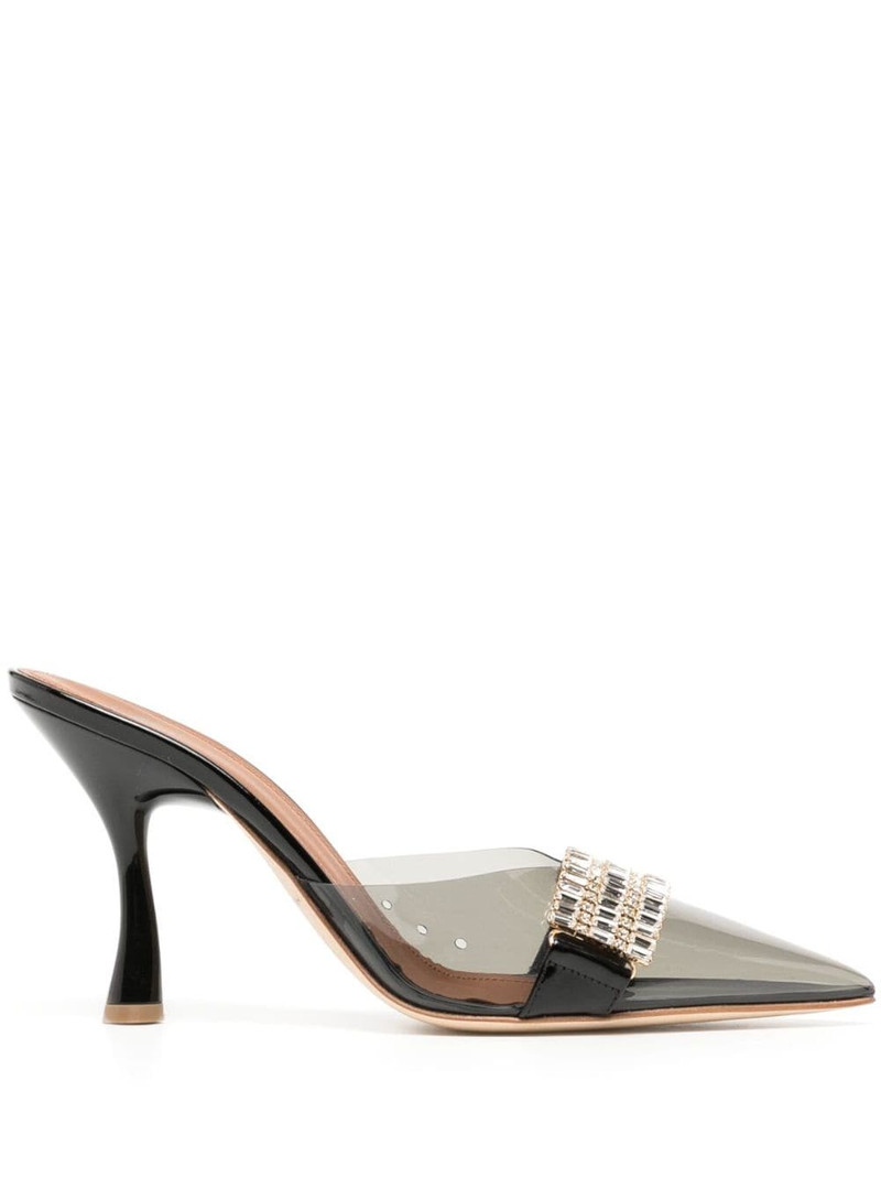 Joelle 90mm leather mules 1