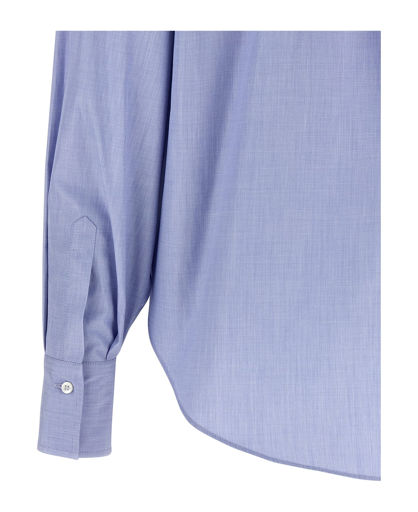 'shiny Collar Detail' Shirt - 4