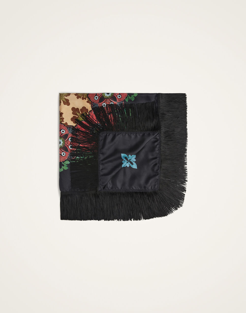 Reversible Fringe Carré Scarf - 8