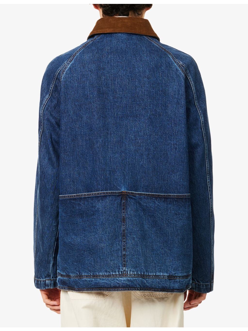 Stone Wash Denim Field Jacket - 4