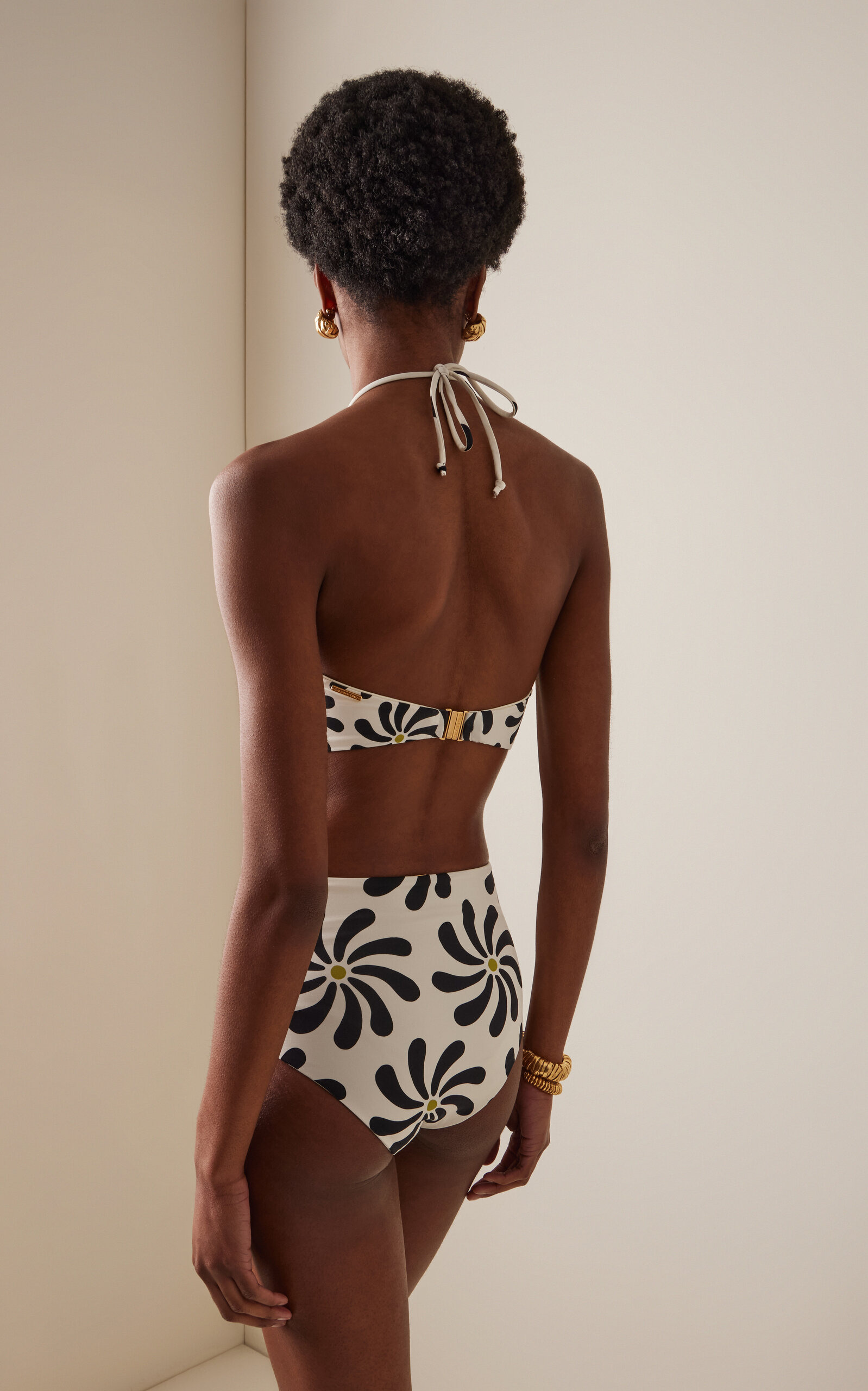Exclusive Elisa High-Rise Bikini Bottom black/white - 3