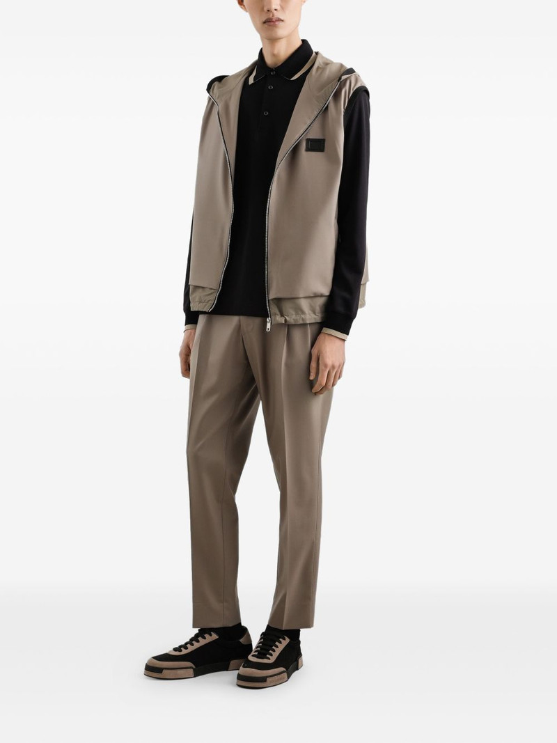 Dolce & Gabbana long-sleeved polo shirt outlook