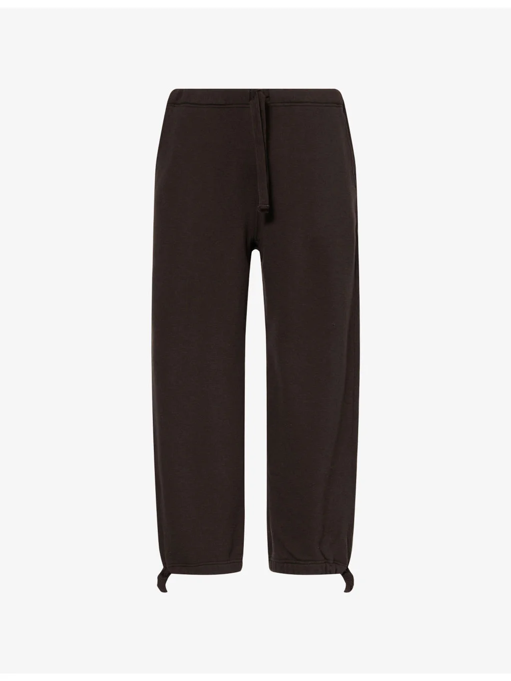 Drawstring Wide-Leg Wool-Blend Jogging Bottoms - 1