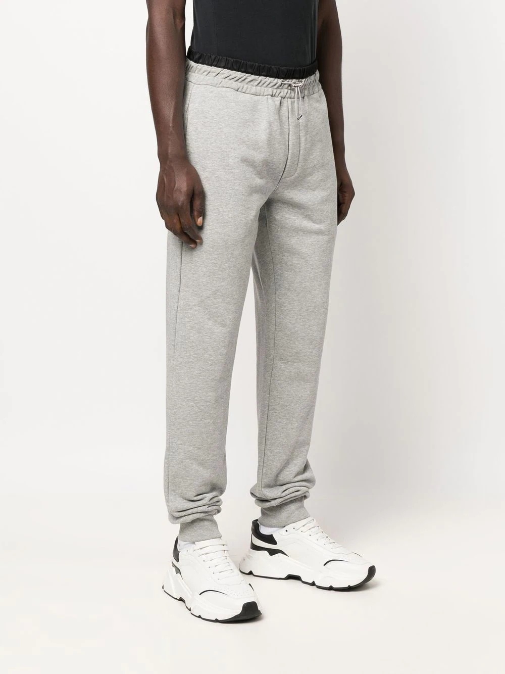 contrasting-waistband sweatpants - 3