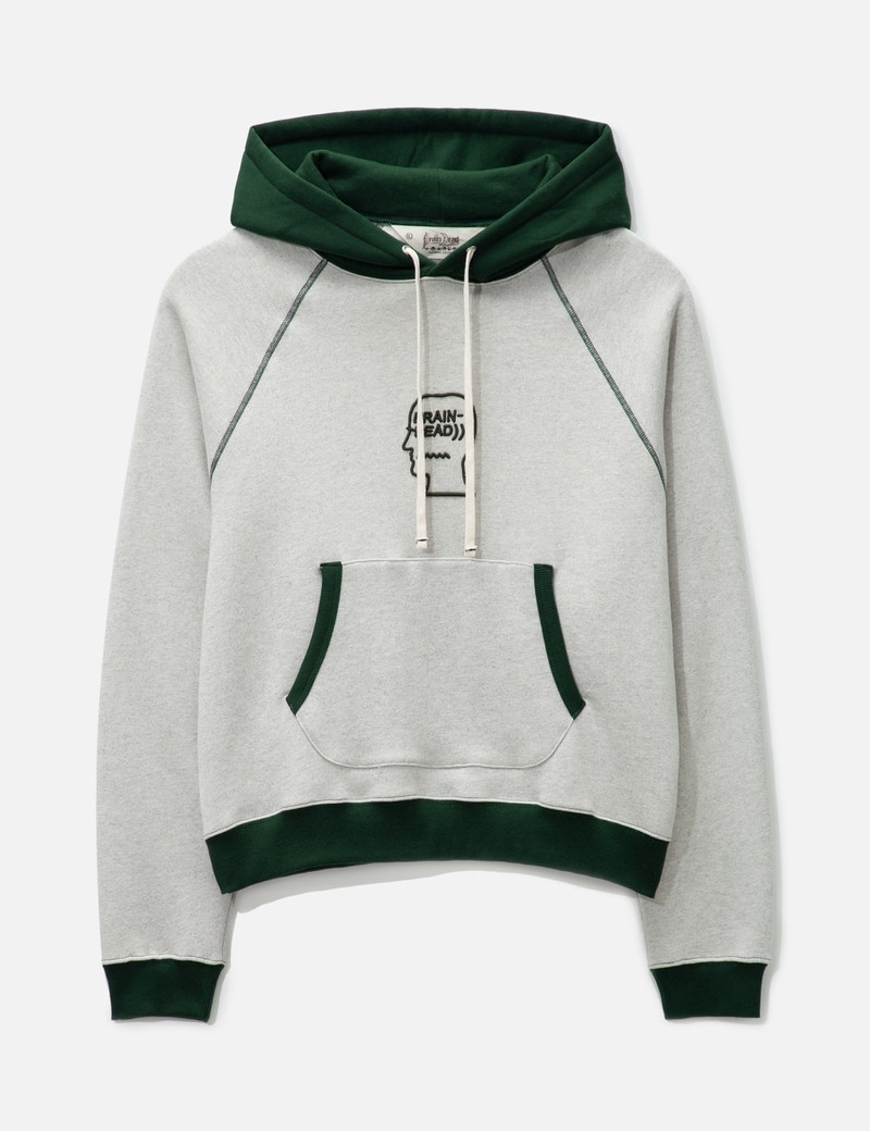 FLEECE LOGO HEAD HOODIE 1