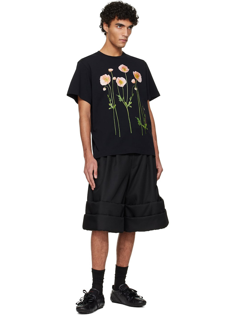 Simone Rocha Black Ballerina Grip Sneakers outlook