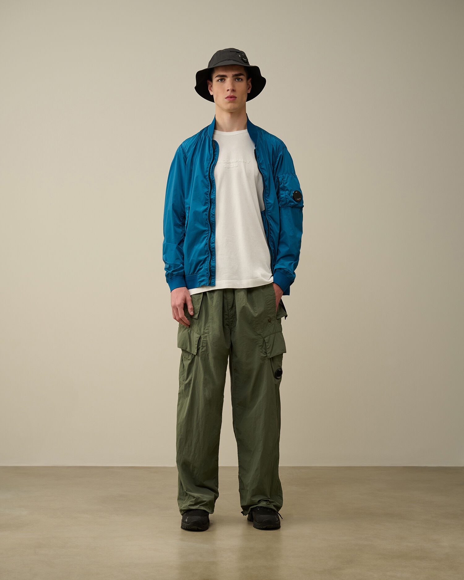 C.P. Company Flatt Nylon Oversized Cargo Pants | REVERSIBLE