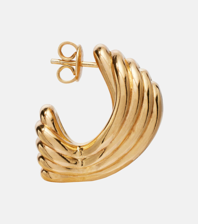 Bottega Veneta Gold-plated sterling silver earrings outlook