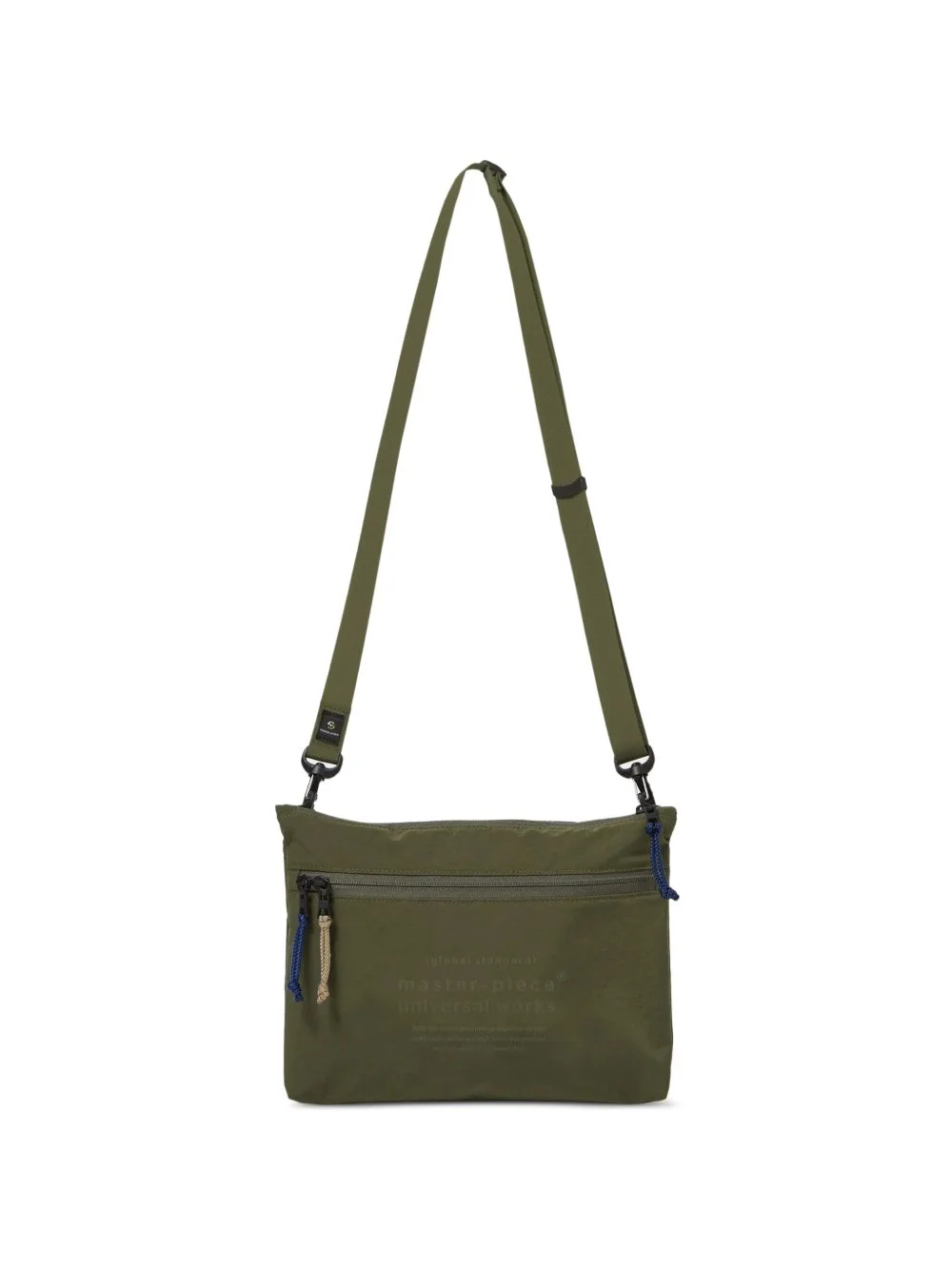 x Master-piece logo-print zip-fastening shoulder bag - 1