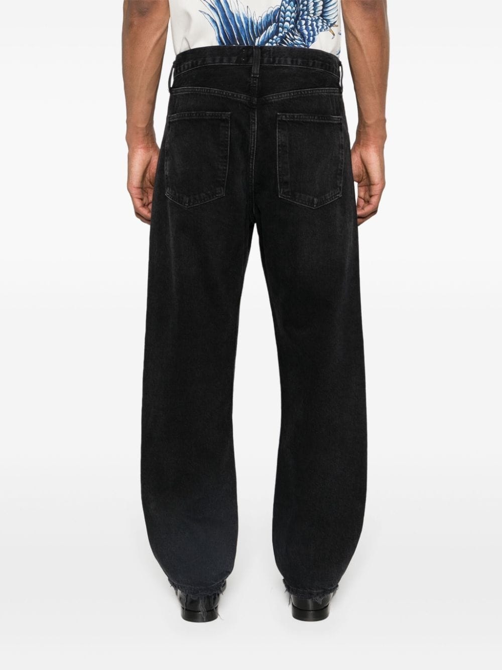 90's mid-rise straight-leg jeans - 4
