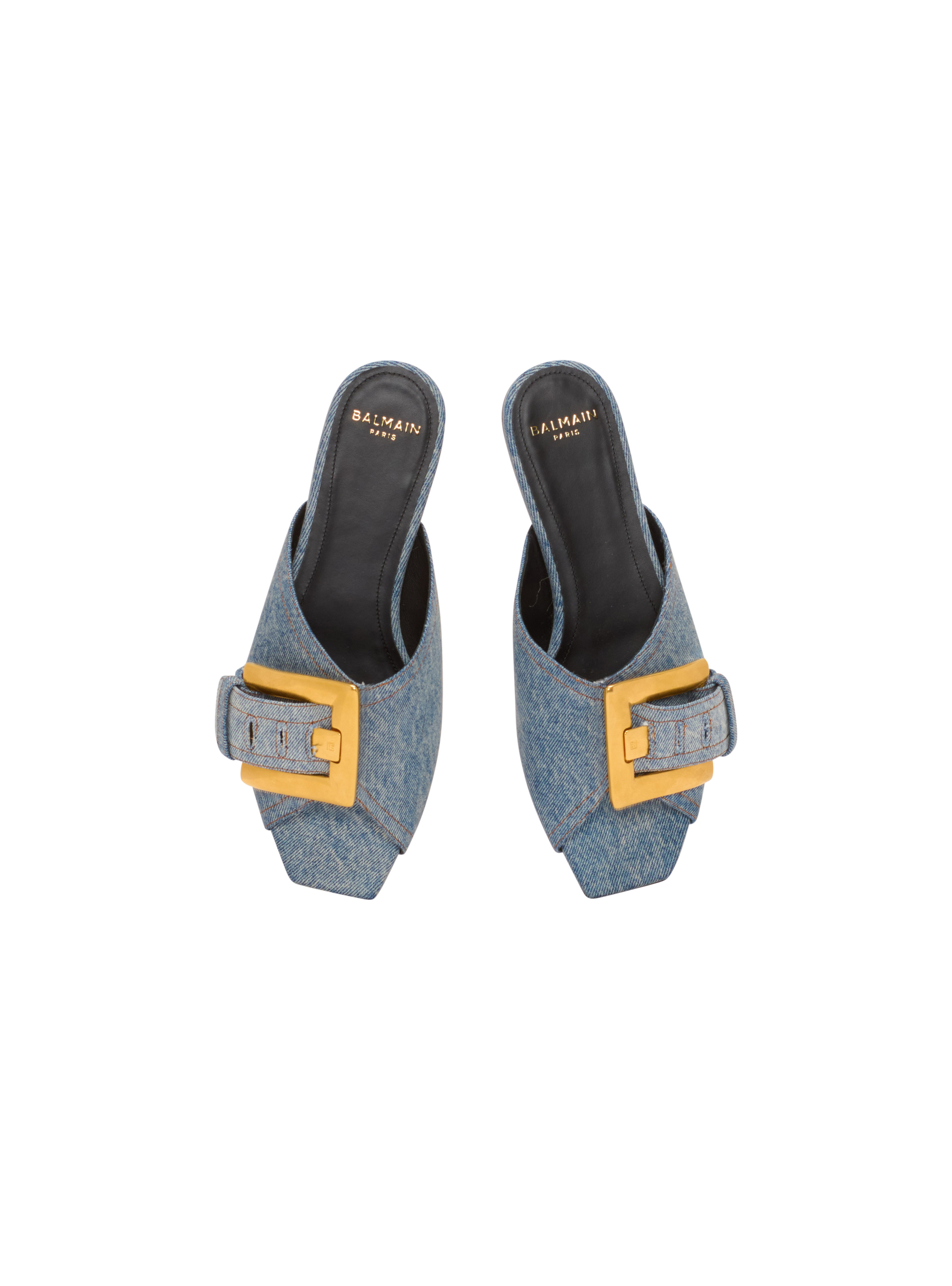 Anthem flat denim sandals - 3