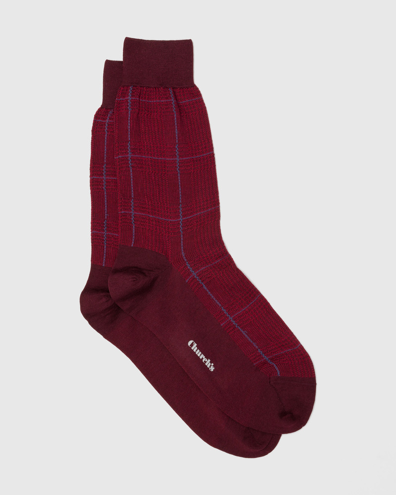 Prince of Wales Wool Socks 1