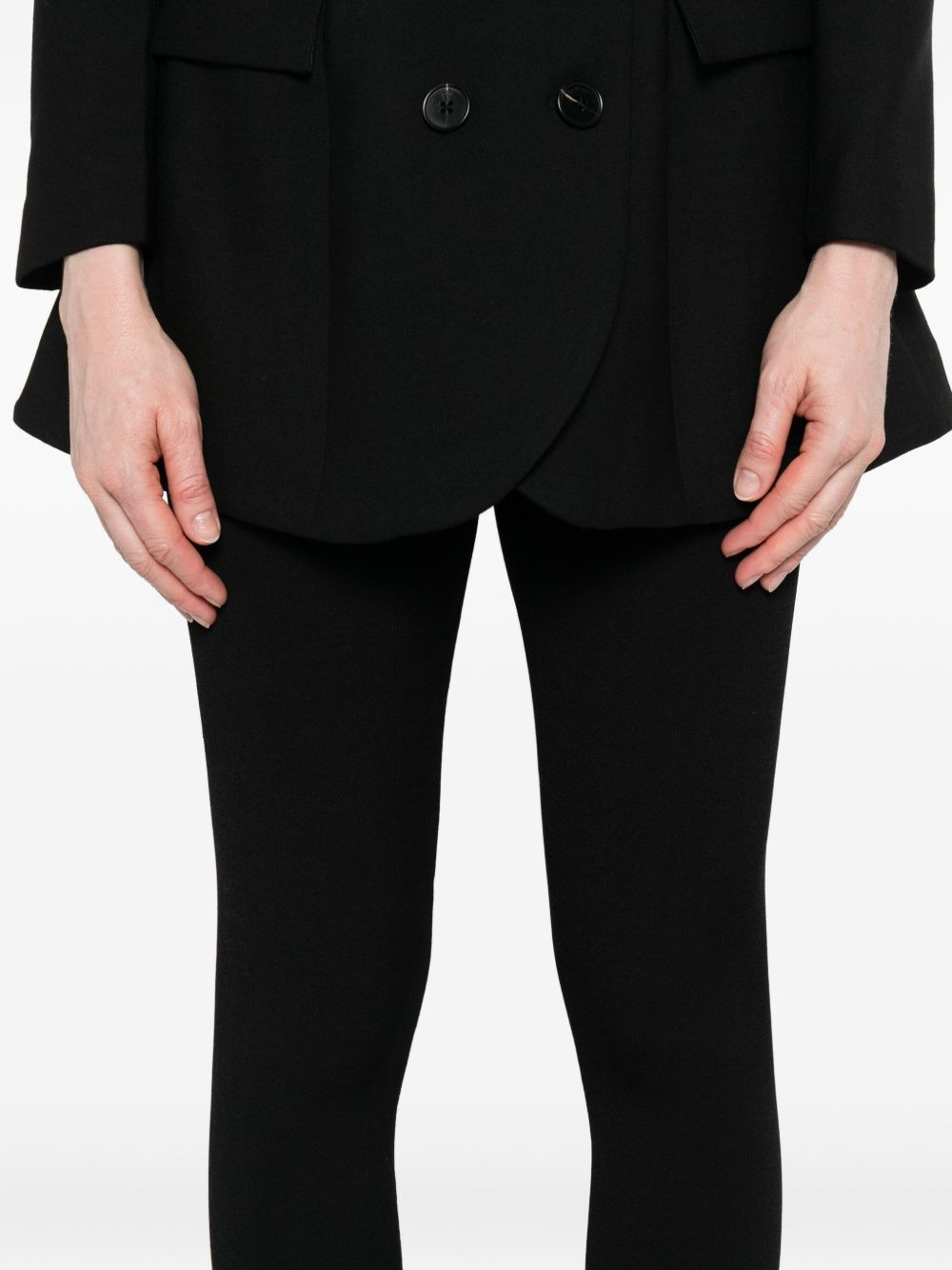 belted knit trousers - 5