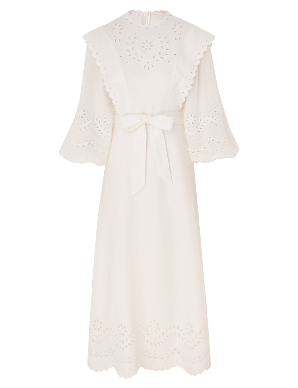 JUNIE EMBROIDERED MIDI DRESS - 1