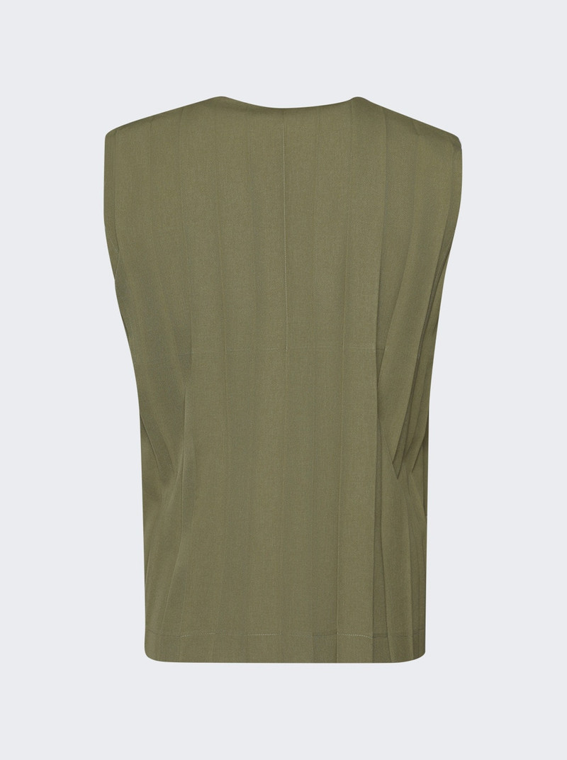 ISSEY MIYAKE Vest Khaki outlook