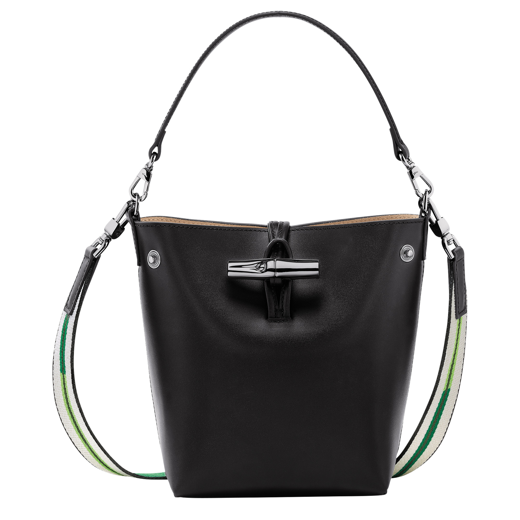 Roseau XS Bucket bag Black - Leather - 1