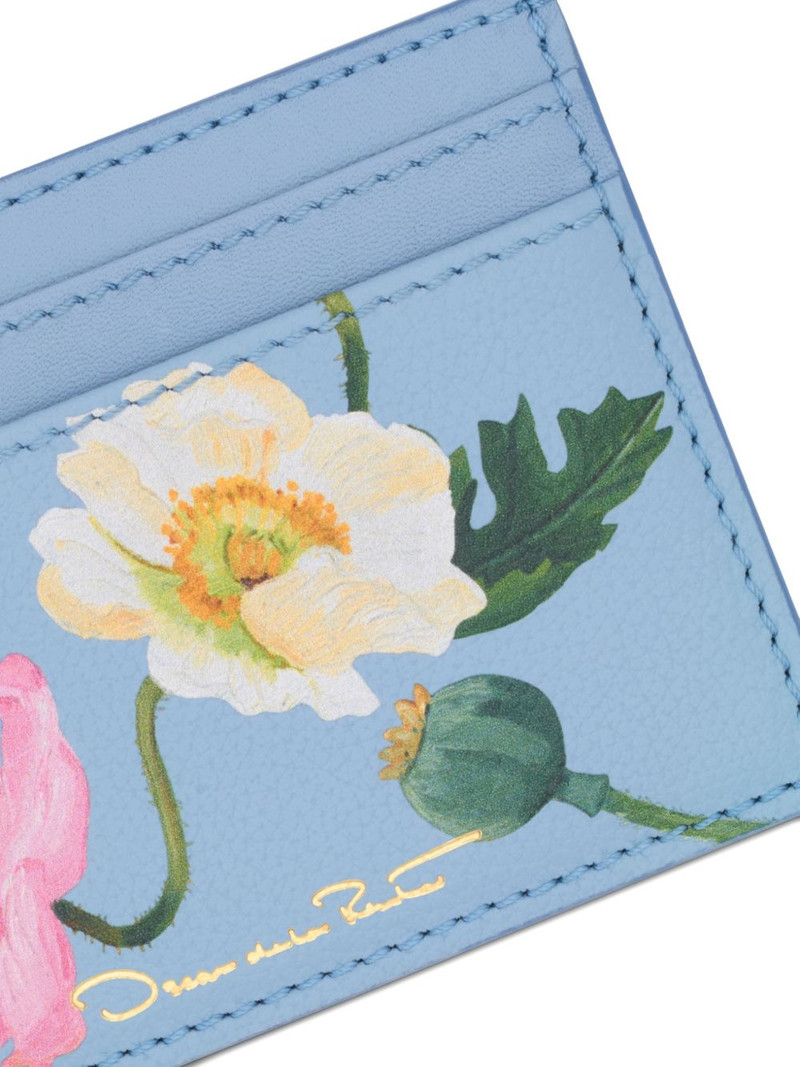 poppy-printed card holder 3