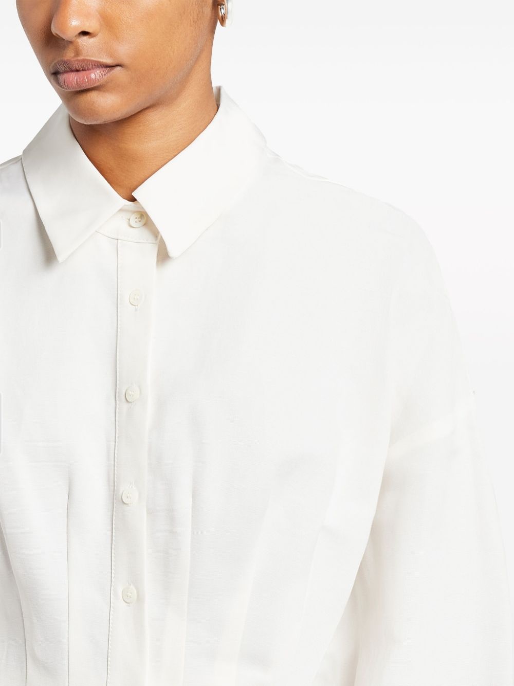 Ophelia pintuck-detail shirt - 5