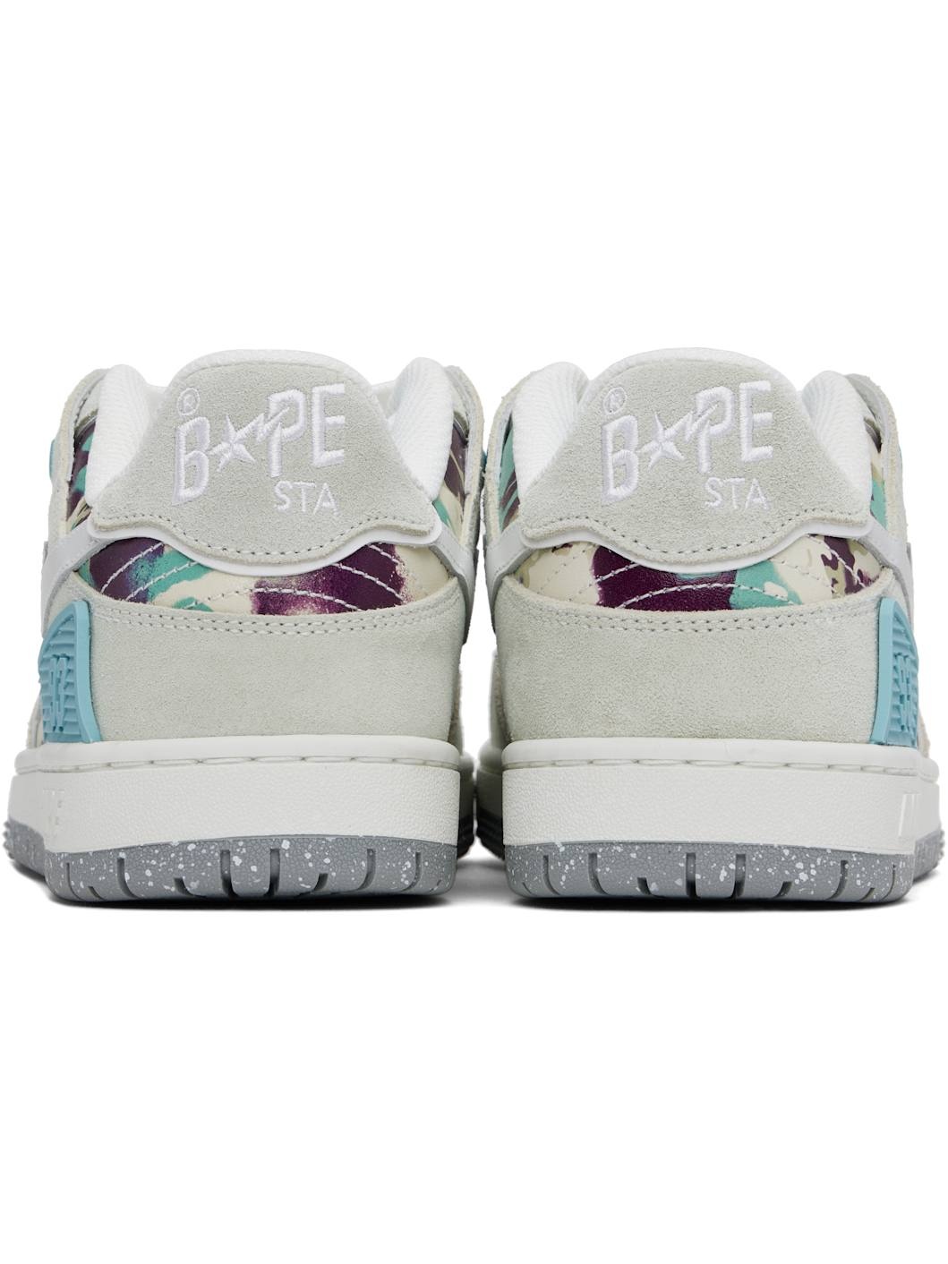 Gray 'BAPE' SK8 STA #3 M2 Sneakers - 2