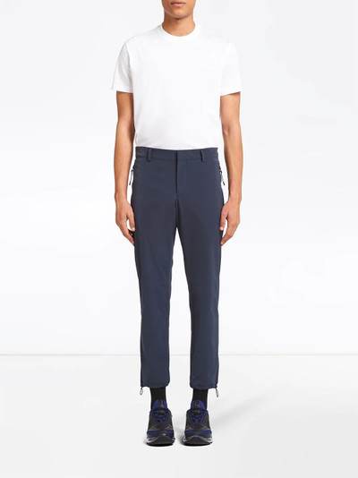 Prada cropped chino trousers outlook