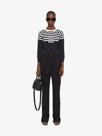 Givenchy 4G SWEATSHIRT IN JERSEY WITH STRIPES outlook