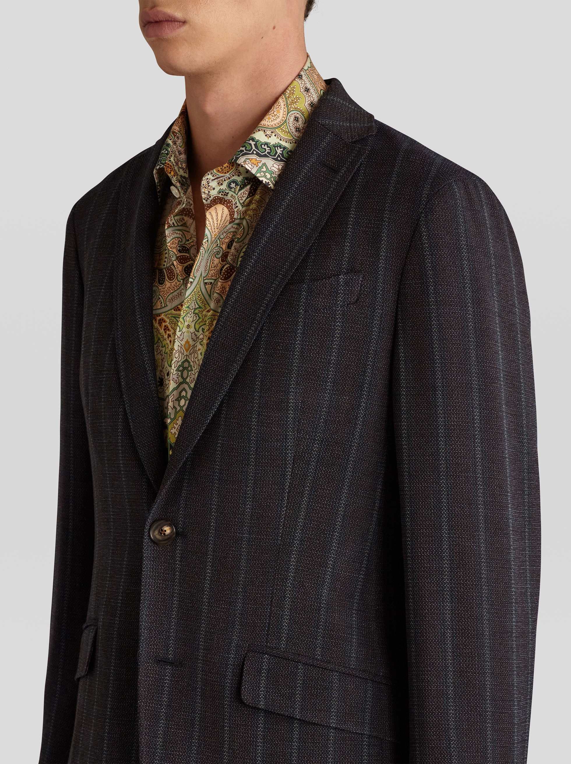 PINSTRIPED DECONSTRUCTED SUIT - 2