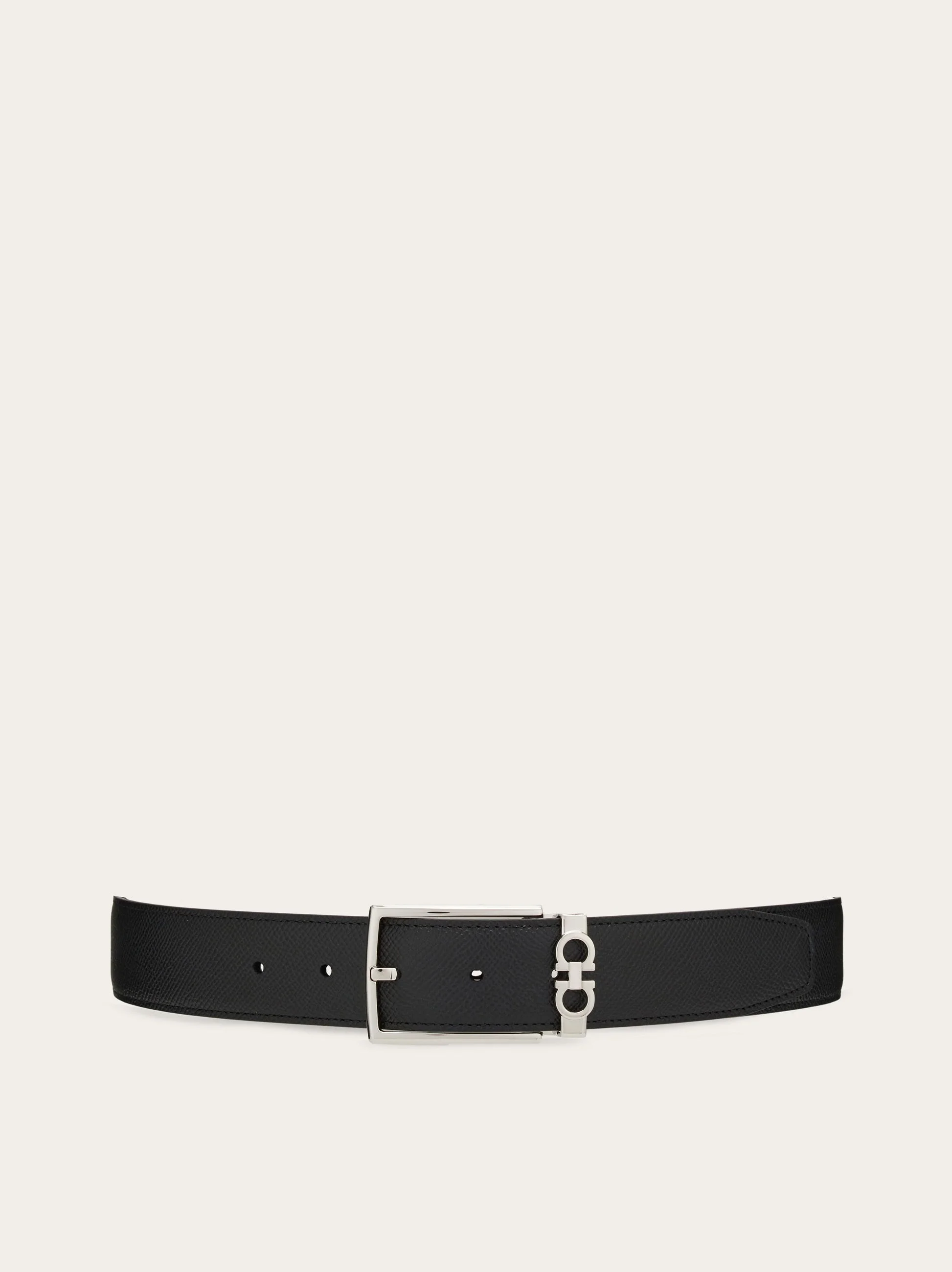 Reversible and adjustable Gancini belt - 1