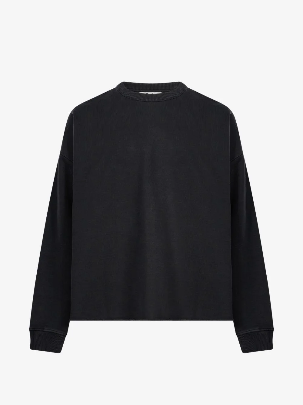 Studio raw-cut drop-shoulder sweatshirt - 1