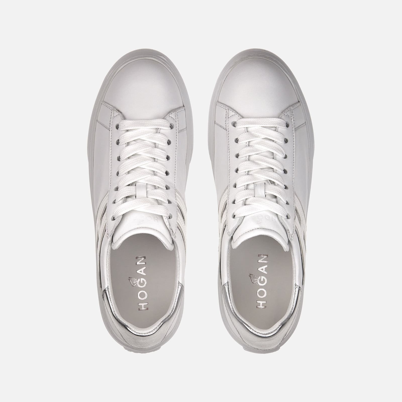 Sneakers Hogan H365 Silver White - 4
