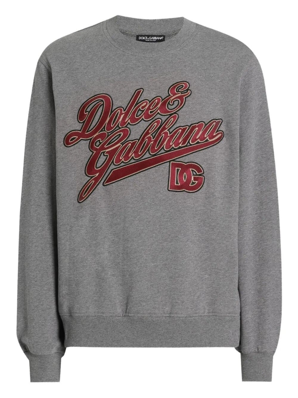 Dolce & Gabbana Men Long Sleeve Crew-Neck Sweatshirt - 1