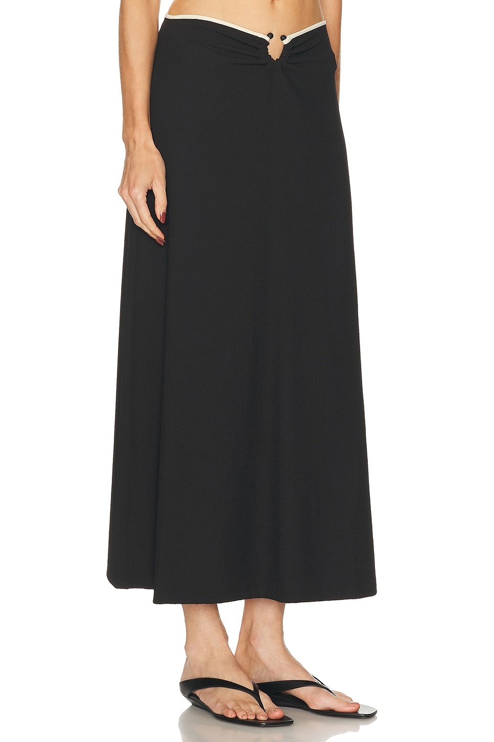 Crinkle Keel Midi Skirt - 2