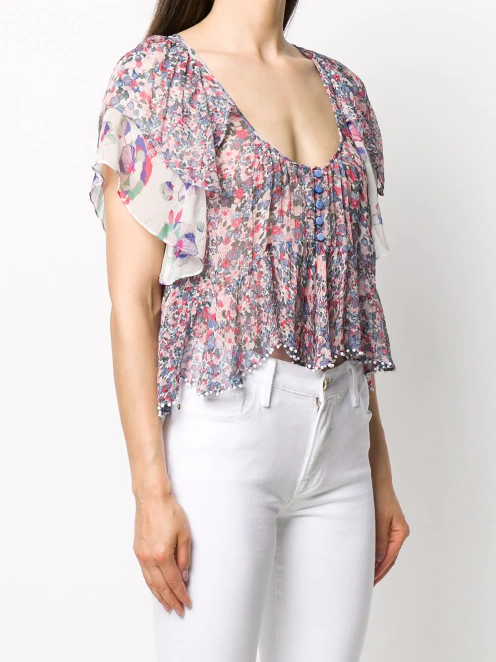 Orace floral-print blouse - 3