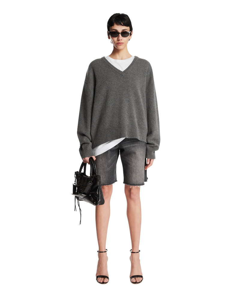 armarium Black Denim Bermuda Shorts outlook