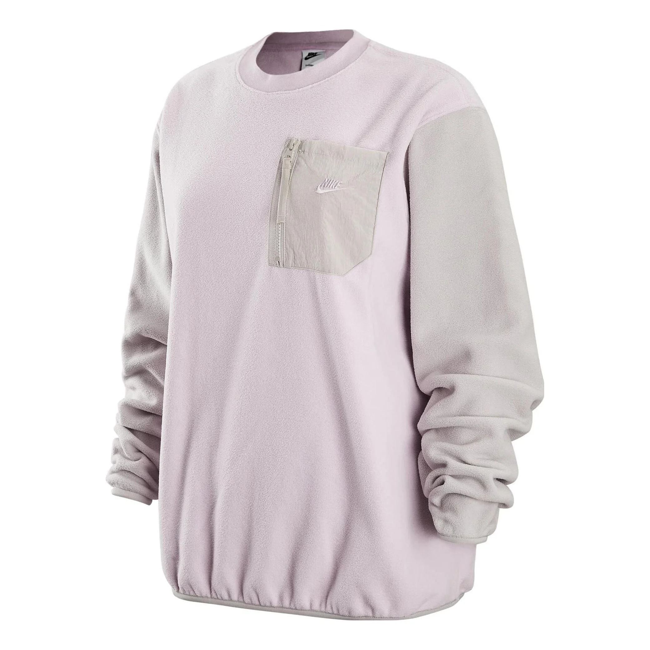 Nike Utility Pack Colourblock Polar Fleece Sweat 'Light Pink Purple' FD2376-576 - 1