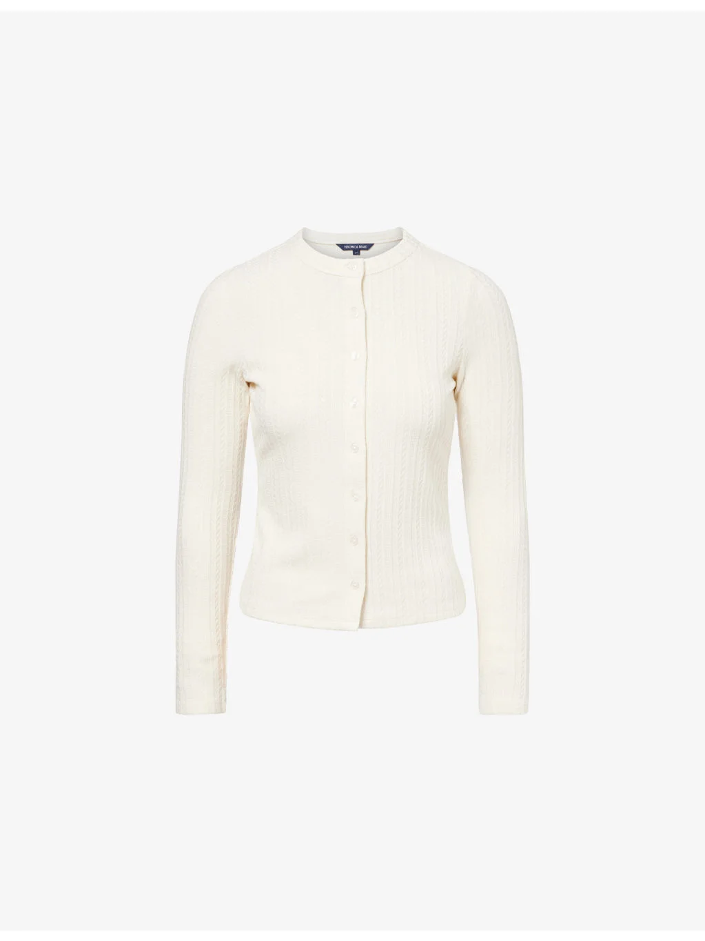 Lira Pointelle Knitted Cardigan - 1