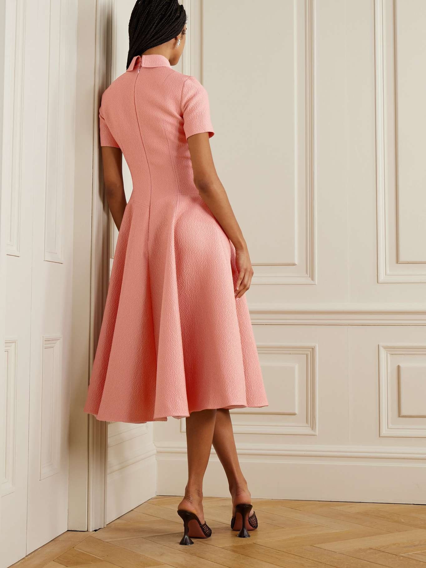 Jody cloqué midi dress - 3