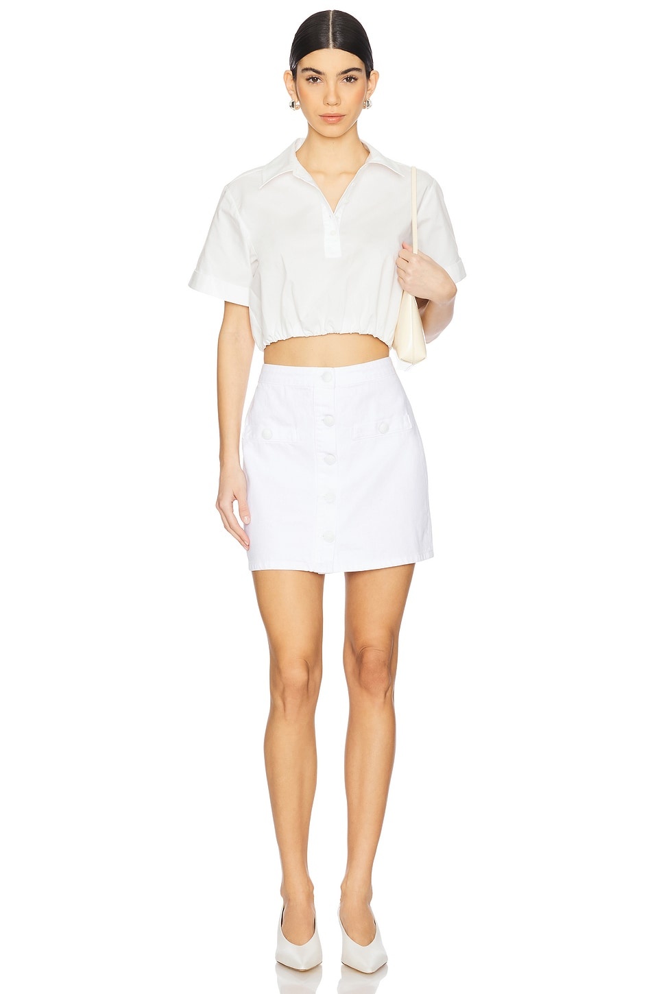 Kris Button Mini Skirt - 5