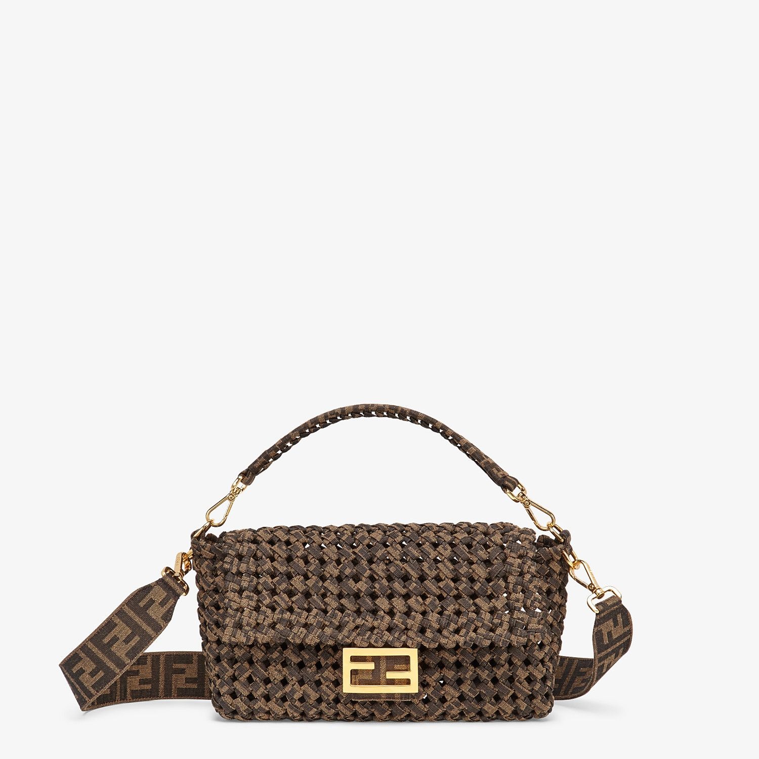 Jacquard fabric interlace bag - 1