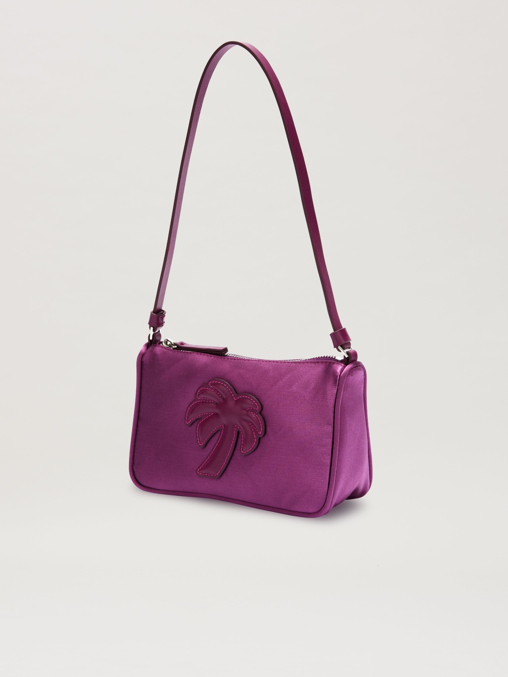 Satin Palm Shoulder Bag - 3