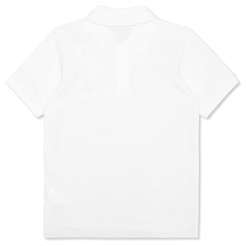 Comme des Garçons PLAY COMME DES GARCONS PLAY WOMEN'S RED HEART POLO SHIRT - WHITE outlook