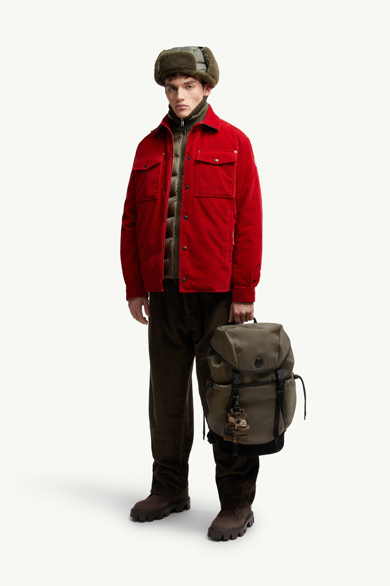 Ambroisie Corduroy Down Shirt Jacket - 2