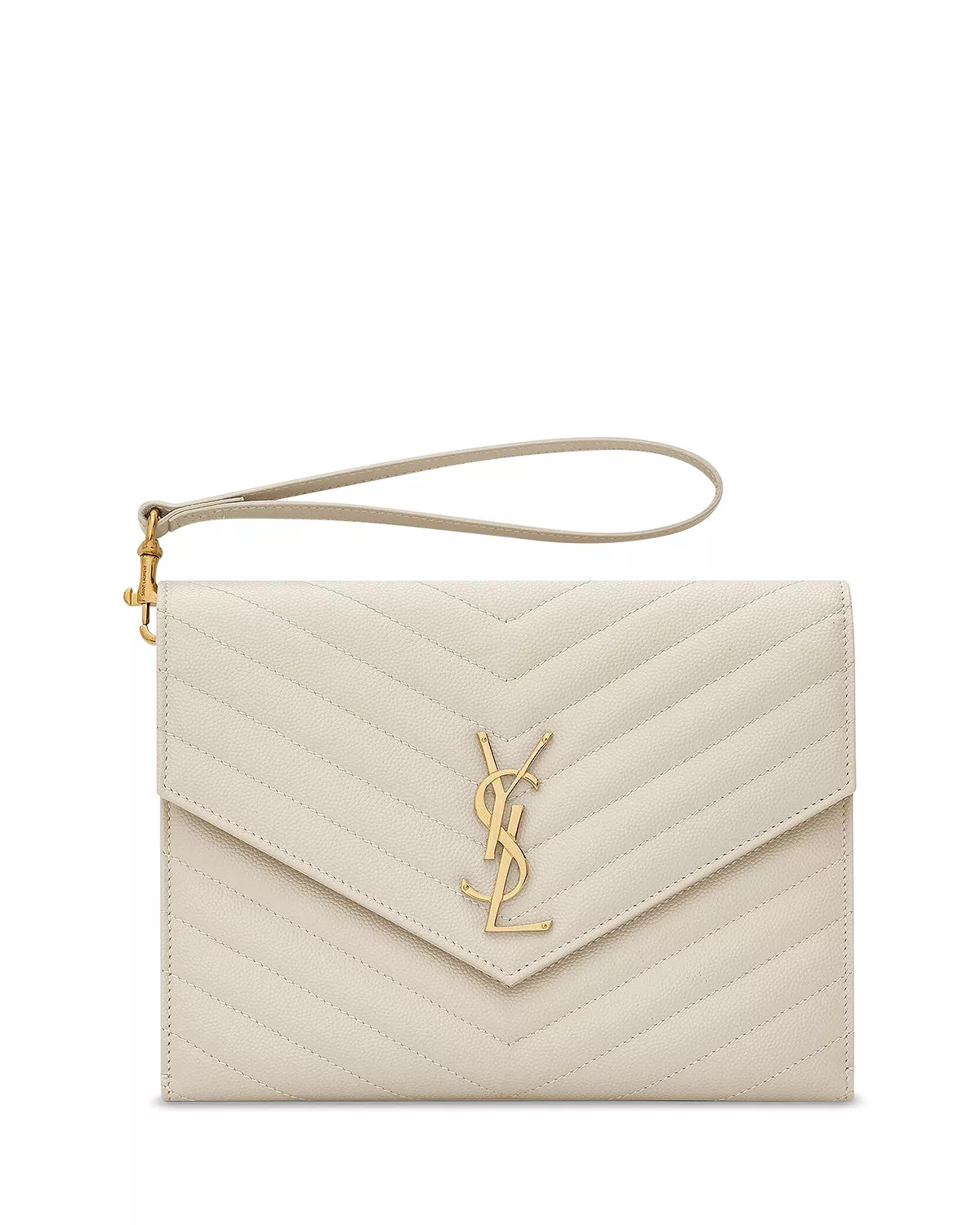 Cassandre Matelasse Flap Pouch In Quilted Grain De Poudre Embossed Leather - 7
