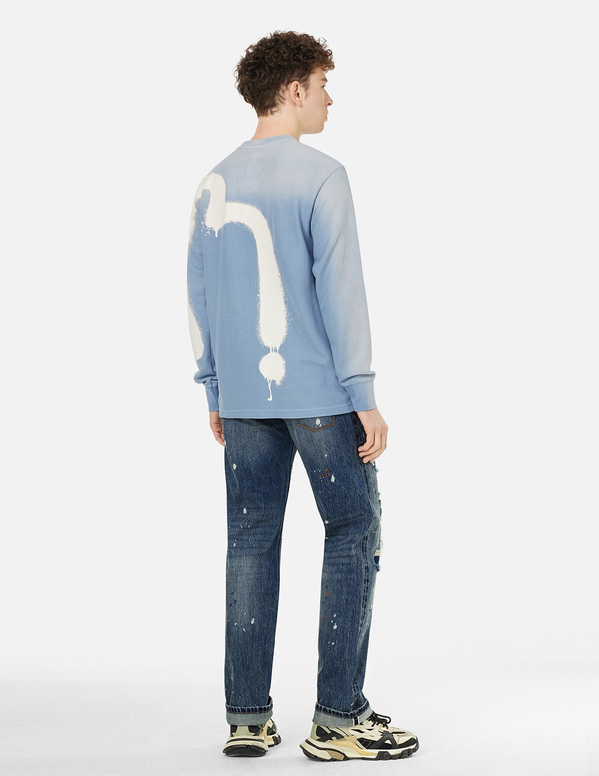 Logo and Daicock print Relax Fit Sweatshirt - 8