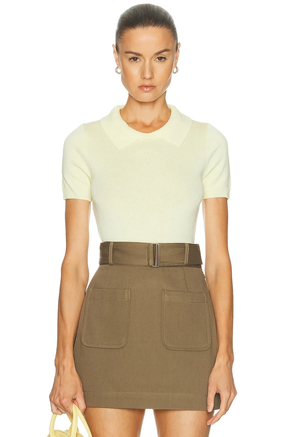 Knit Collared Tee - 1