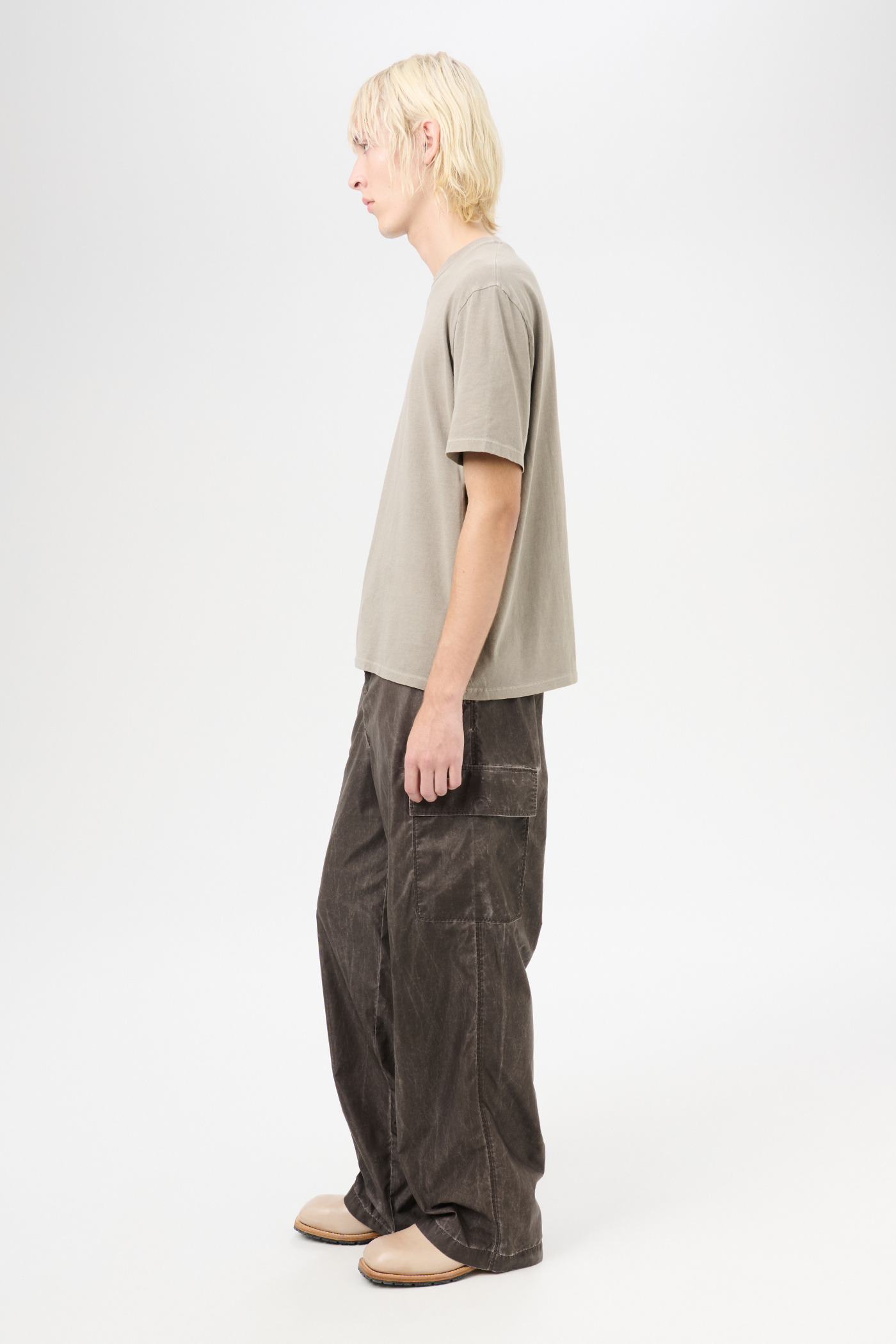 Box T-Shirt Worn Grey Legacy Jersey - 4