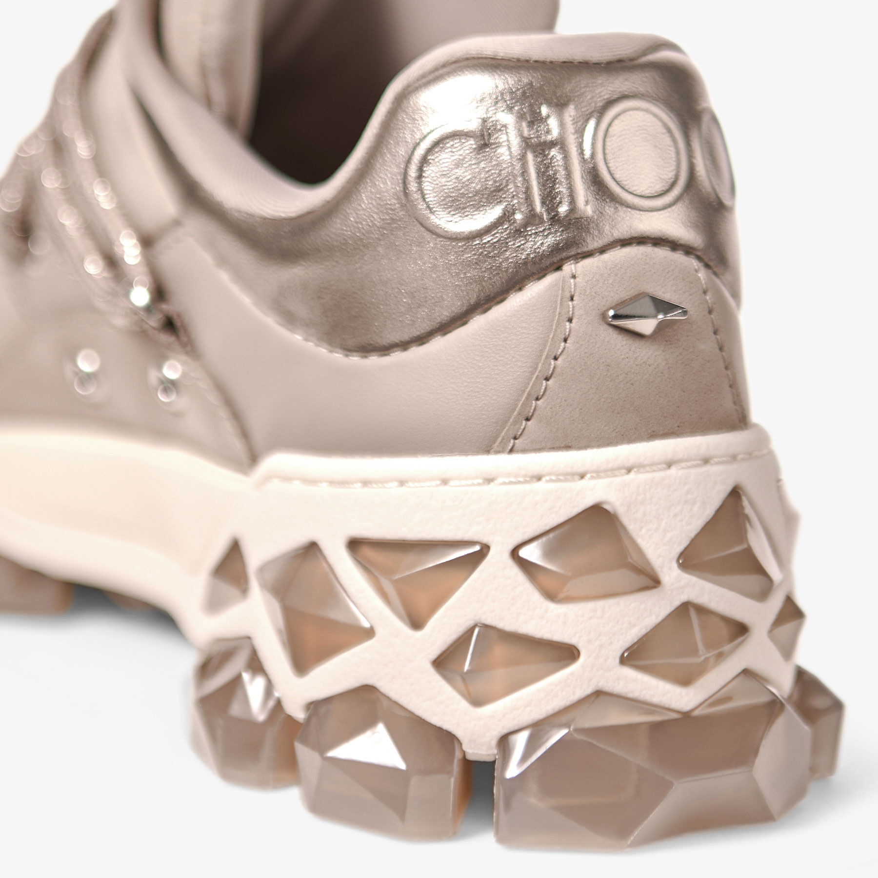 Diamond X II/F
Taupe Leather Trainers - 4